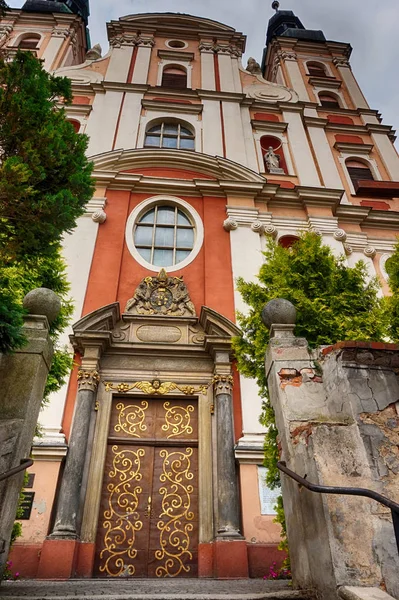 Vecchia Chiesa Otmuchow Come Molto Bella Architettura Storia — Foto Stock