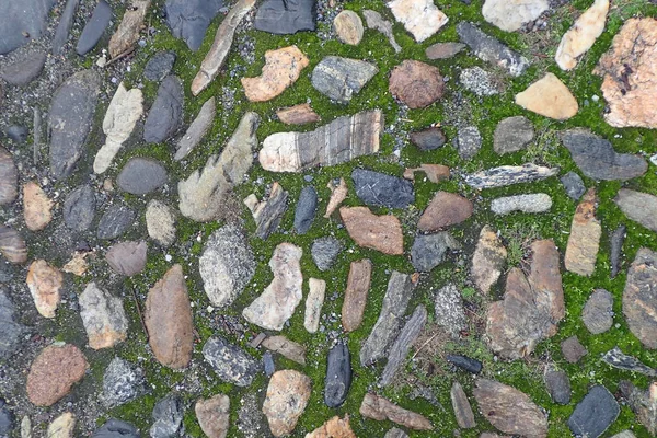 Старовинна кам'яна дорожня текстура — стокове фото