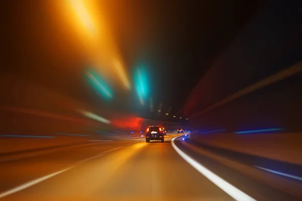 Race in the tunnel — Stock Photo, Image