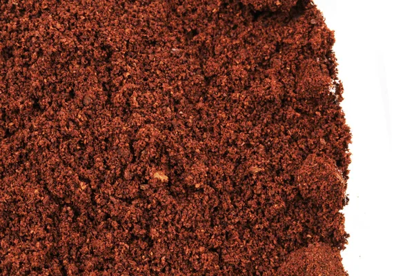 Grond koffie textuur — Stockfoto