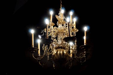 gece eski mum parlaklık 