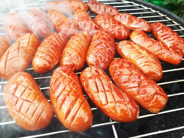 Tschechische Grillwürste — Stockfoto