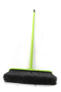 izole toz fırça yeşil