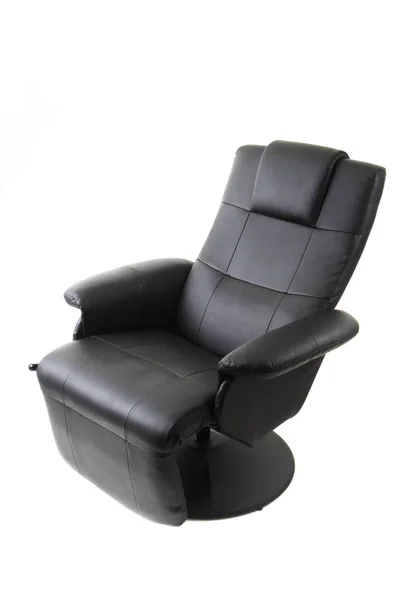 Black relaxation chair — Stock Photo, Image