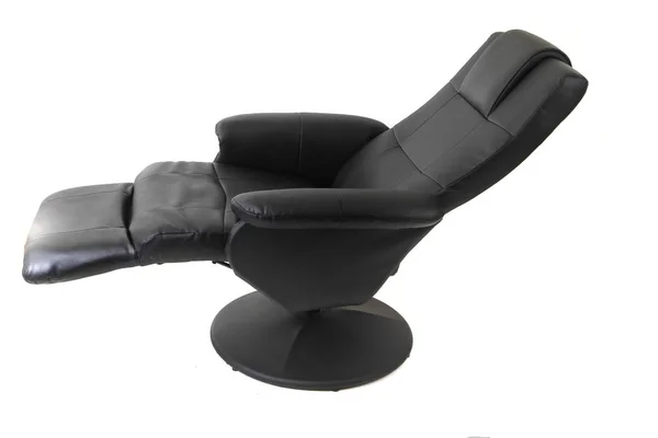 Black relaxation chair — Stock Photo, Image