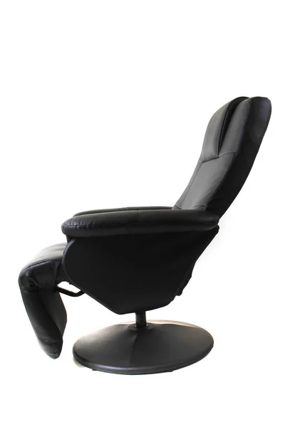 Черный стул отдыха — стоковое фото
