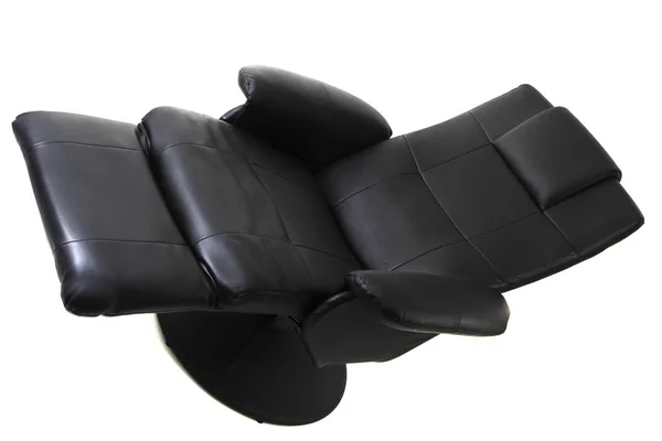 Fekete relaxációs szék — Stock Fotó