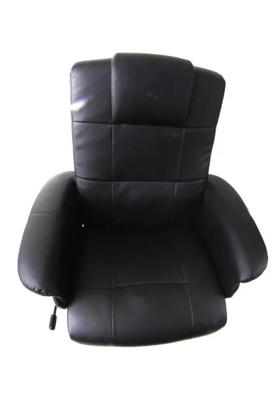 Black relaxation chair — Stock Photo, Image