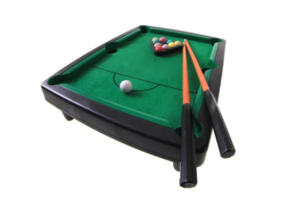 Eski bilardo oyuncak — Stok fotoğraf