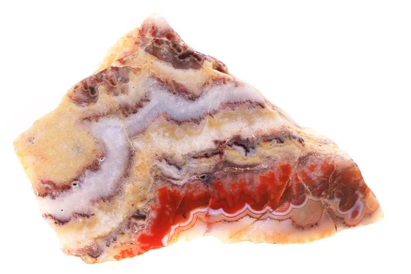 Czech agate mineral gem isolated — Stock Photo, Image