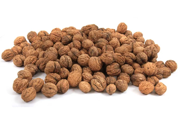 Grandes wallnuts isolado — Fotografia de Stock