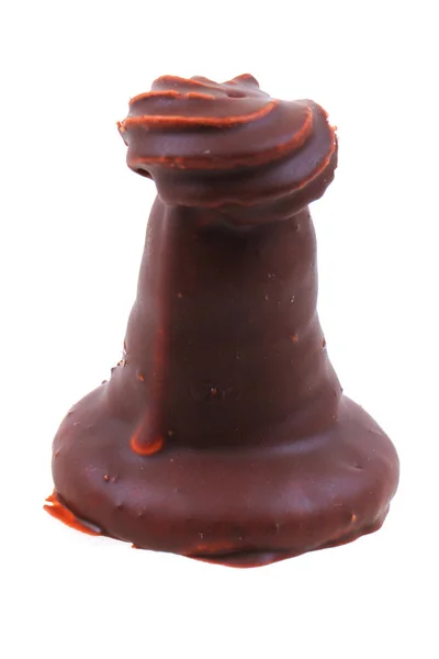 Typický český čokoládový dezert izolovaný — Stock fotografie