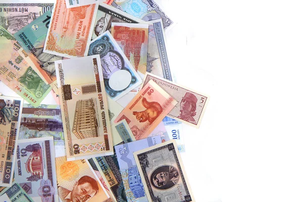 Banknotes from the all world — Stock Photo, Image