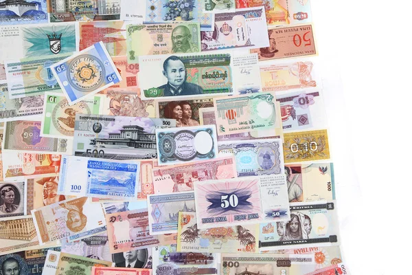 Banknotes from the all world — Stock Photo, Image