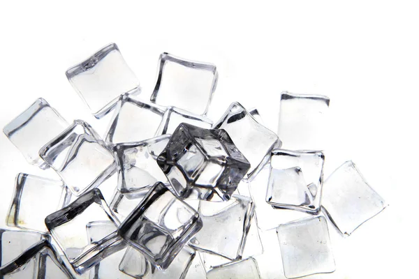 Cubetti di ghiaccio come sfondo molto bello — Foto Stock