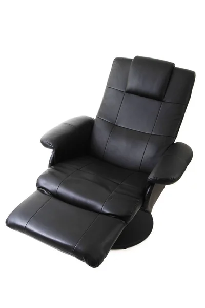 Черный стул отдыха — стоковое фото