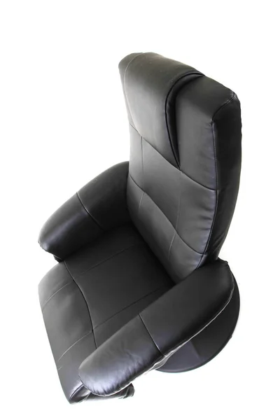 Fekete relaxációs szék — Stock Fotó