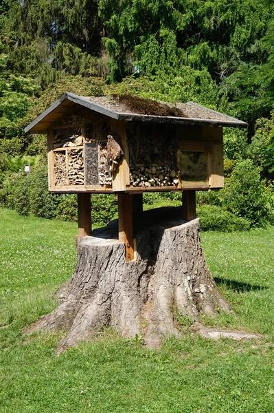 Insect Hotel in het voorjaar — Stockfoto