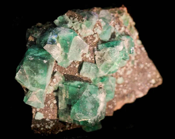 Mineral de fluorita aislado — Foto de Stock