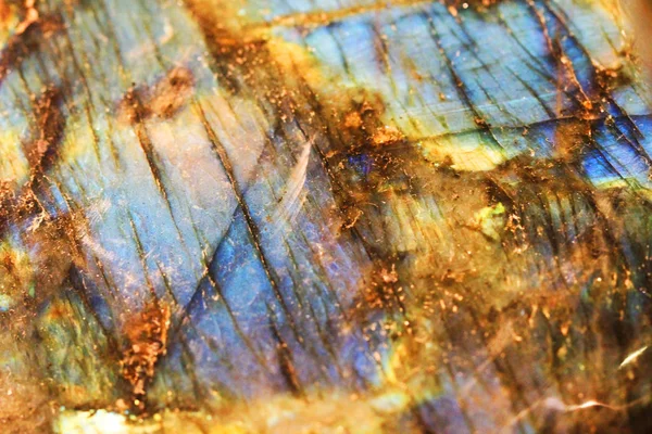 Лабрадорит мінеральних текстури — стокове фото