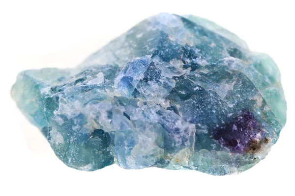 Minéral fluorite isolé — Photo