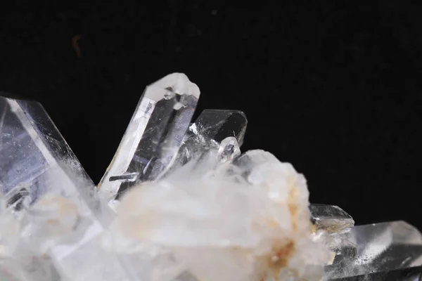 Crystal isolated on the black background — Stock Photo, Image