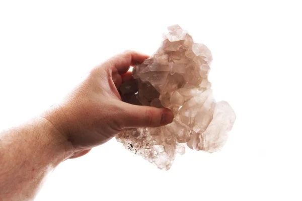 Crystal isolated on the white background — Stock Photo, Image