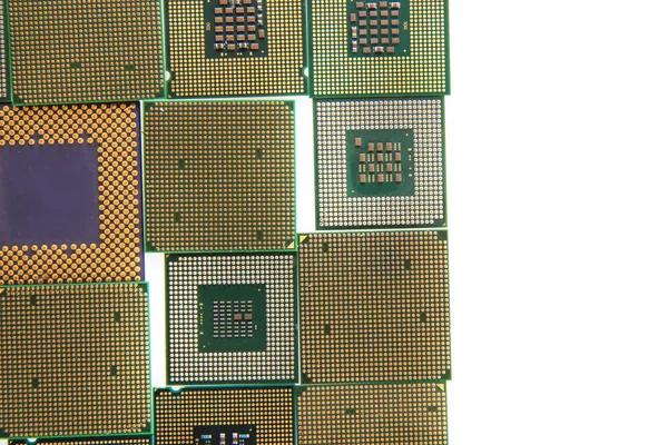 CPU-Mikropozessoren isoliert — Stockfoto