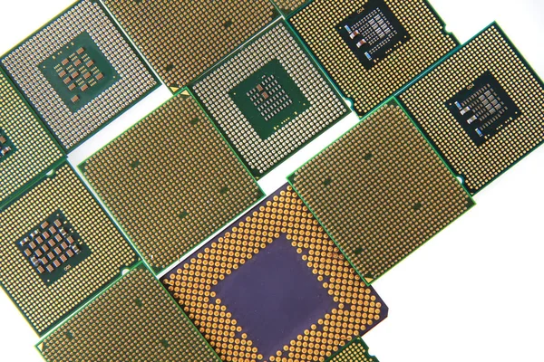 CPU micropocessors isolerade — Stockfoto