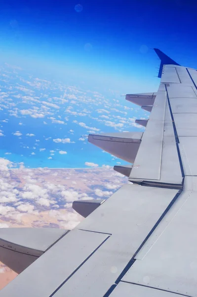 View from egyptian aircraft — Stock Photo, Image