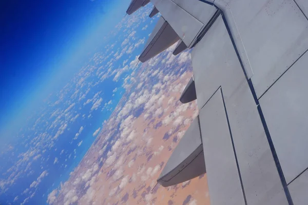 Вид с египетского самолета — стоковое фото