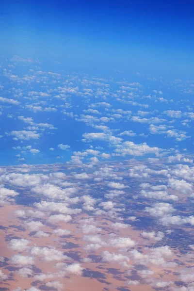 Pohled z egyptského letadla — Stock fotografie
