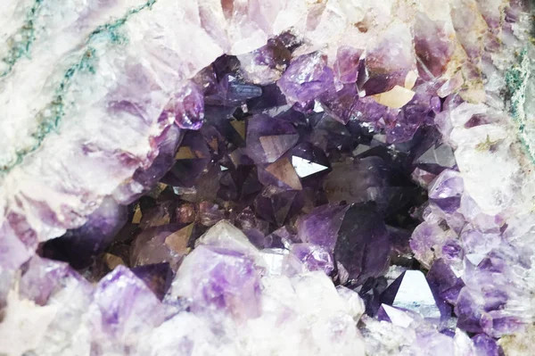 Violette Amethyst-Textur — Stockfoto