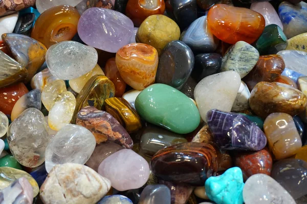 Couleur minéraux et pierres précieuses texture — Photo
