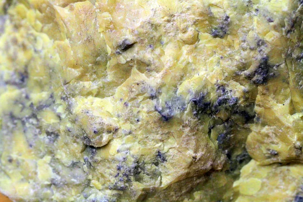 Sulphur mineral texture — Stock Photo, Image