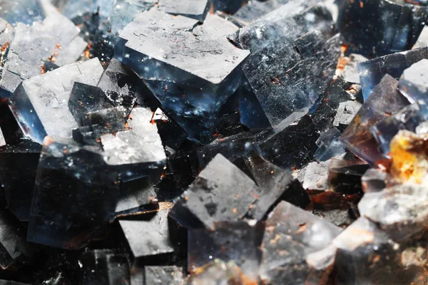 Struttura minerale di fluorite — Foto Stock