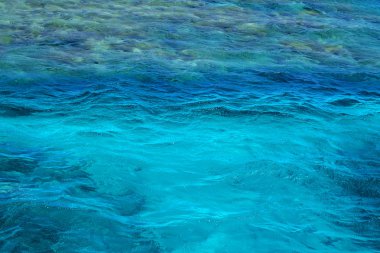 sıcak Mısır mavi su dokusu