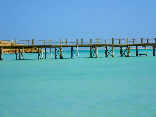 Pontile di mare in Egitto — Foto Stock