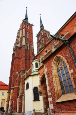 Wroclaw St John Baptist Katedrali görünümü