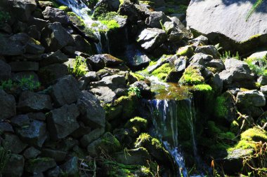 küçük şelale doğal doku