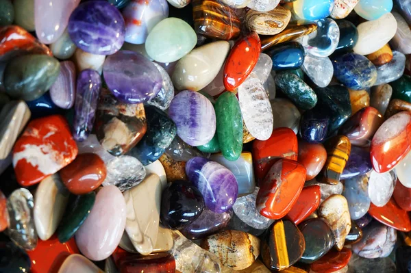 Color minerals and gems texture — Stock Photo, Image