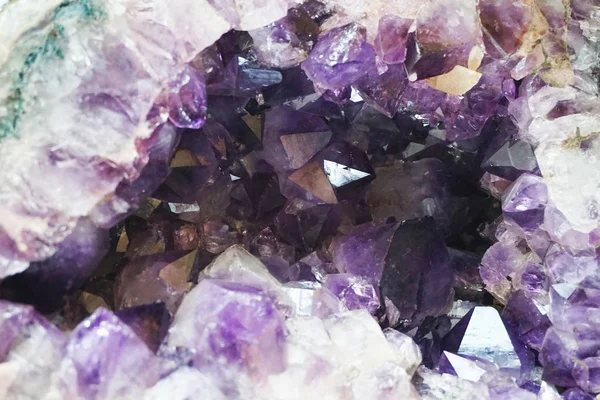 Textura ametista violeta — Fotografia de Stock