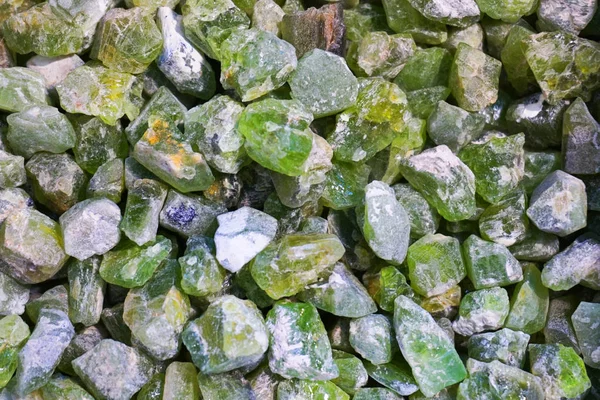 Green olivine texture — Stock Photo, Image