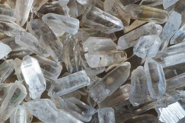 Texture minerale di cristallo bianco — Foto Stock