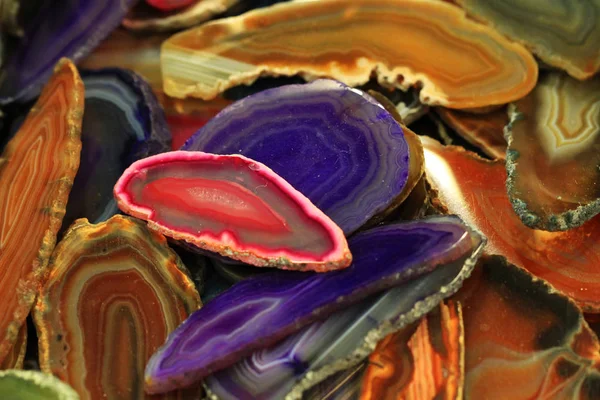 Agate mineral texture — Stock Photo, Image