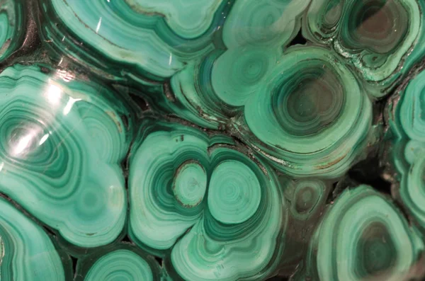 Malachite mineral texture — Stock Photo, Image