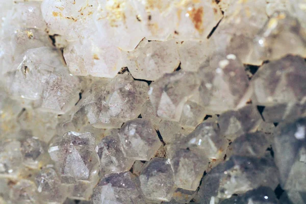 Beyaz kristal mineral doku — Stok fotoğraf