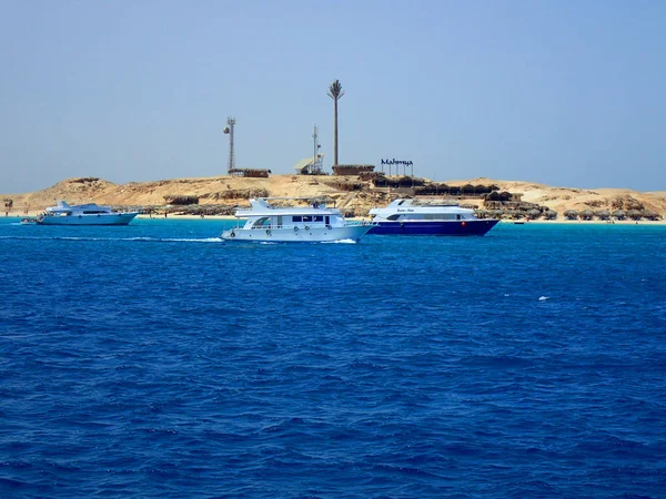 Vue du bateau de mer — Photo