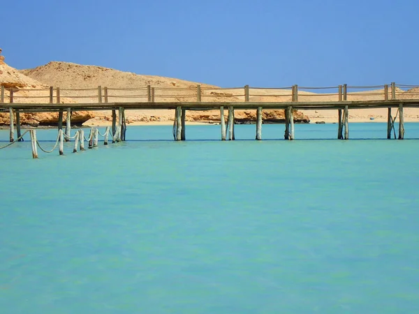 Sea jetty in the Egypt — Stock Photo, Image