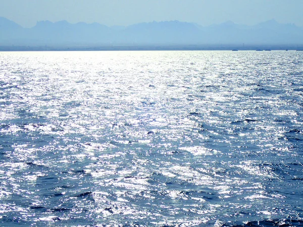 Vista dalla barca di mare — Foto Stock